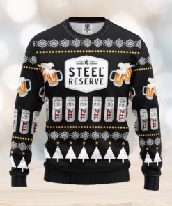 Steel Beer Ugly Christmas Sweater For Men Women