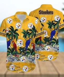 Steelers Hawaiian Shirt Nfl Pittsburgh Steelers Parrot Best Hawaiian Shirts