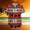 Cute Pugs Seamless Pattern Hawaiian Shirt