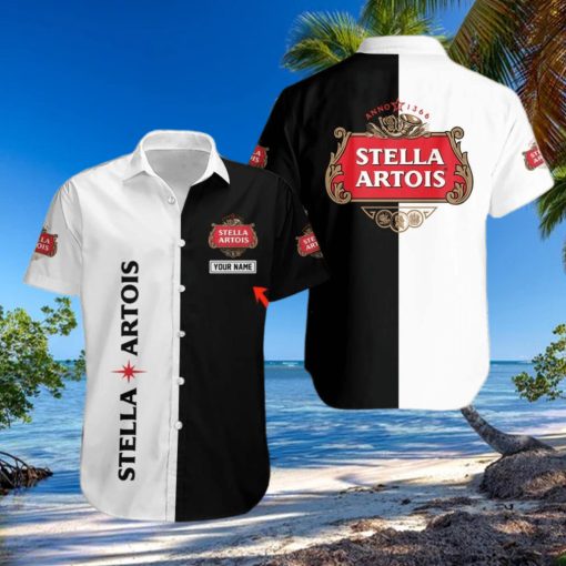 Stella Artois Multicolor Hawaii Shirt Custom Name Best Gift For Men And Women Fans hawaiian shirt