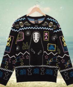 Studio Ghibli Spirited Away No Face Holiday Sweater BoxLunch Exclusive