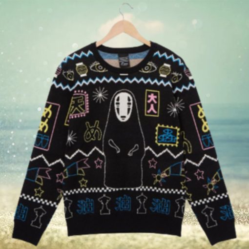 Studio Ghibli Spirited Away No Face Holiday Sweater   BoxLunch Exclusive