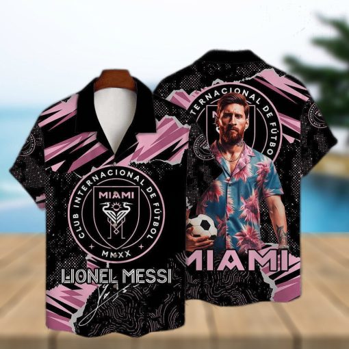 Stylish Lionel Messi Inter Miami CF Hawaiian Shirt