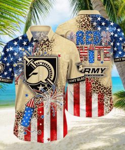 Stylish NCAA Army Black Knights Hawaiian Shirt Fireworks Independence Day