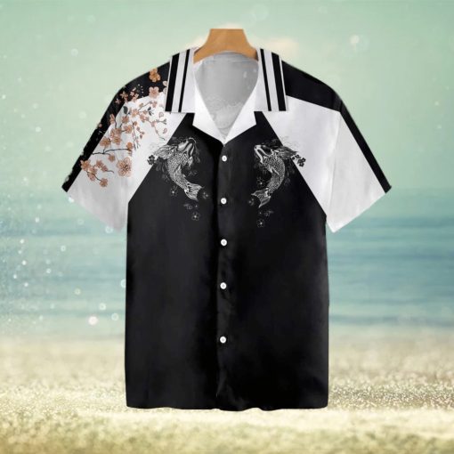 Sukajan Style Koi Fish Tropical Hawaiian Shirt For Men And Women