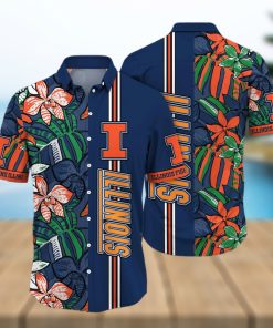 Summer Aloha NCAA Illinois Fighting Illini Hawaiian Shirt Gift For Mom