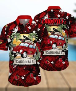 Summer Aloha NCAA Louisville Cardinals Hawaiian Shirt For Summer Lovers