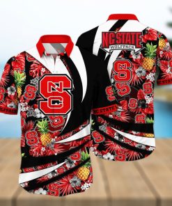 Summer Aloha NCAA NC State Wolfpack Hawaiian Shirt Pineapple Pattern Summer Gift For Friends