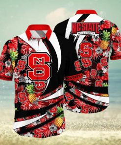 Summer Aloha NCAA NC State Wolfpack Hawaiian Shirt Pineapple Pattern Summer Gift For Friends