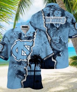 Summer Aloha NCAA North Carolina Tar Heels Hawaiian Shirt Custom Name Summer Gift For Friend transform