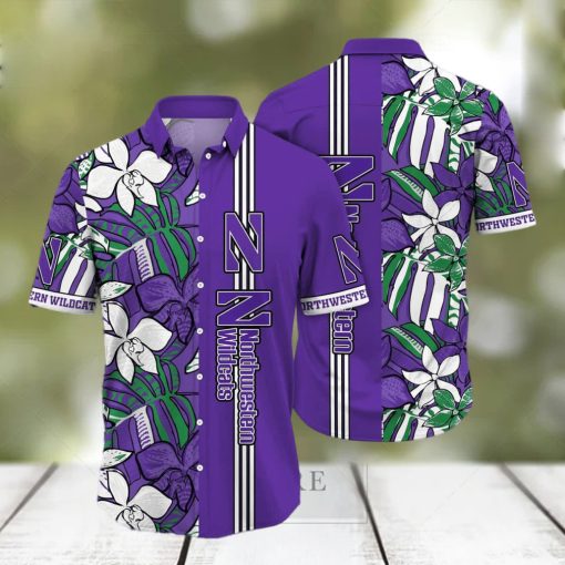 Summer Aloha NCAA Northwestern Wildcats Hawaiian Shirt Beach Gift For Him