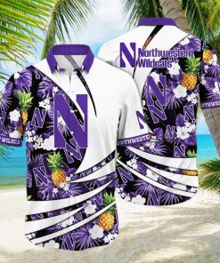 Summer Aloha NCAA Northwestern Wildcats Hawaiian Shirt Beach Vacation Gift