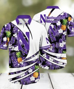 Summer Aloha NCAA Northwestern Wildcats Hawaiian Shirt Beach Vacation Gift