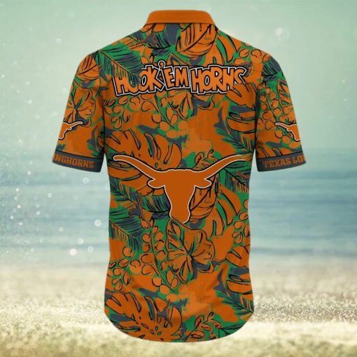 Summer Aloha NCAA Texas Longhorns Hawaiian Shirt Summer Gift For Friend hawaiian shirt