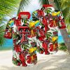 NCAA Texas Tech Red Raiders Hawaiian Shirt Custom Name Beach Gift For Him shirt