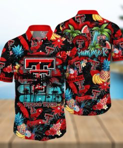 Summer Aloha NCAA Texas Tech Red Raiders Hawaiian Shirt Practical Beach Gift