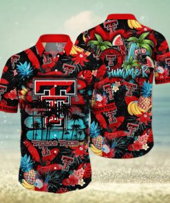 Summer Aloha NCAA Texas Tech Red Raiders Hawaiian Shirt Practical Beach Gift