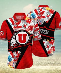 Summer Aloha NCAA Utah Utes Hawaiian Shirt Gift For Beach Trip