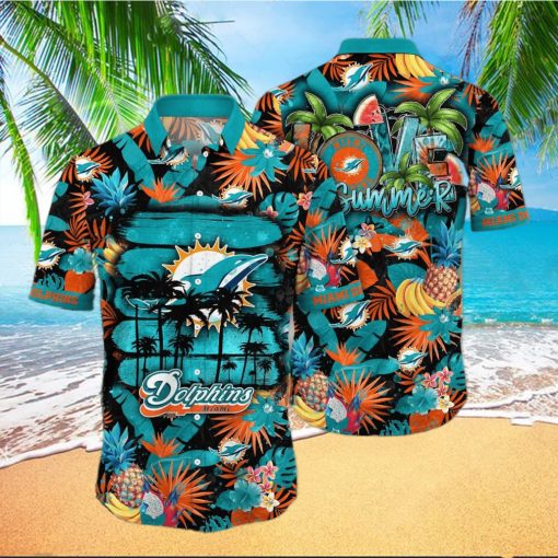 Summer Aloha NFL Miami Dolphins Hawaiian Shirt