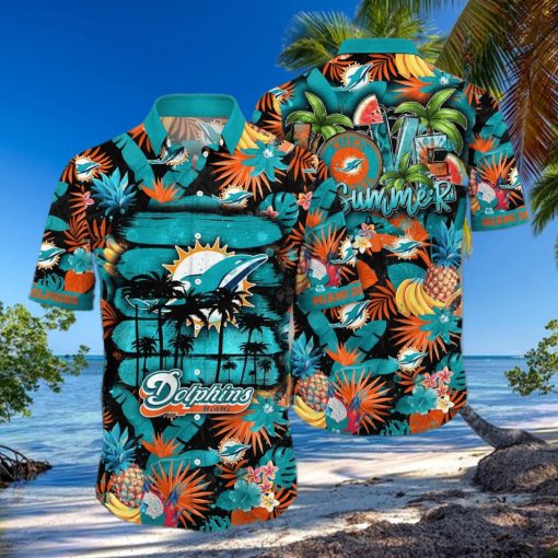 Summer Aloha NFL Miami Dolphins Hawaiian Shirt