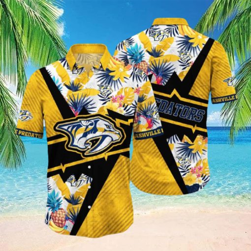 Summer Aloha NHL Nashville Predators Hawaiian Shirt Beach Lovers Gift hawaiian shirt