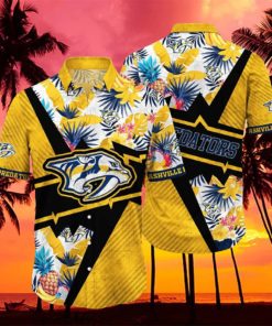 Summer Aloha NHL Nashville Predators Hawaiian Shirt Beach Lovers Gift hawaiian shirt