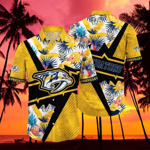 Summer Aloha NHL Nashville Predators Hawaiian Shirt Beach Lovers Gift hawaiian shirt