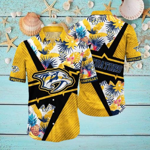 Summer Aloha NHL Nashville Predators Hawaiian Shirt Beach Lovers Gift hawaiian shirt