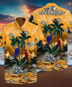 Summer Aloha NHL Nashville Predators Hawaiian Shirt Practical Beach Gift