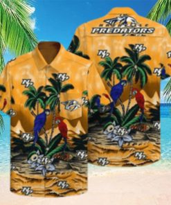 Summer Aloha NHL Nashville Predators Hawaiian Shirt Practical Beach Gift