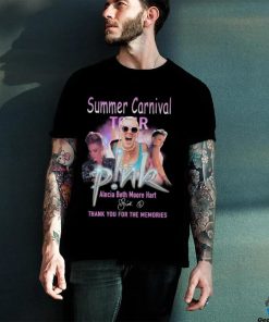 Summer Carnival Tour Alecia Beth Moore Hart Thank You For The Memories Signature T Shirt