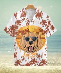 Summer Paradise Golden Retriever Tropical Hawaiian Shirt For Men And Women