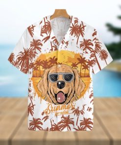 Summer Paradise Golden Retriever Tropical Hawaiian Shirt For Men And Women