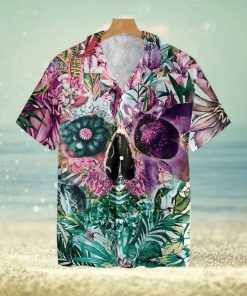 Summer Tropical Skull Pattern Tropical Hawaiian Shirt For Men And Women