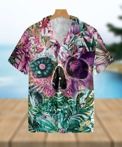 Summer Tropical Skull Pattern Tropical Hawaiian Shirt For Men And Women