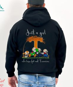 Super Mario Just A Girl Who Loves Fall And Tennessee Volunteers T Shirt