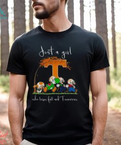 Super Mario Just A Girl Who Loves Fall And Tennessee Volunteers T Shirt