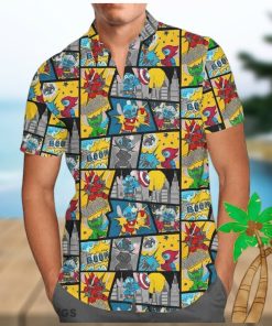 Superhero Stitch Comic Book Disney Lovers Hawaiian Shirt