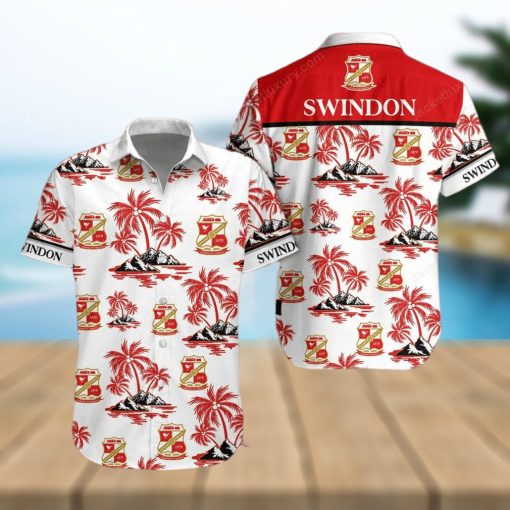 Swindon Town Button Up Shirt Hawaiian Shirt