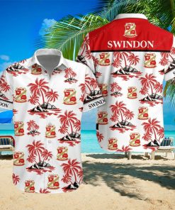 Swindon Town Button Up Shirt Hawaiian Shirt