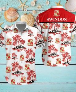 Swindon Town Button Up Shirt Hawaiian Shirt