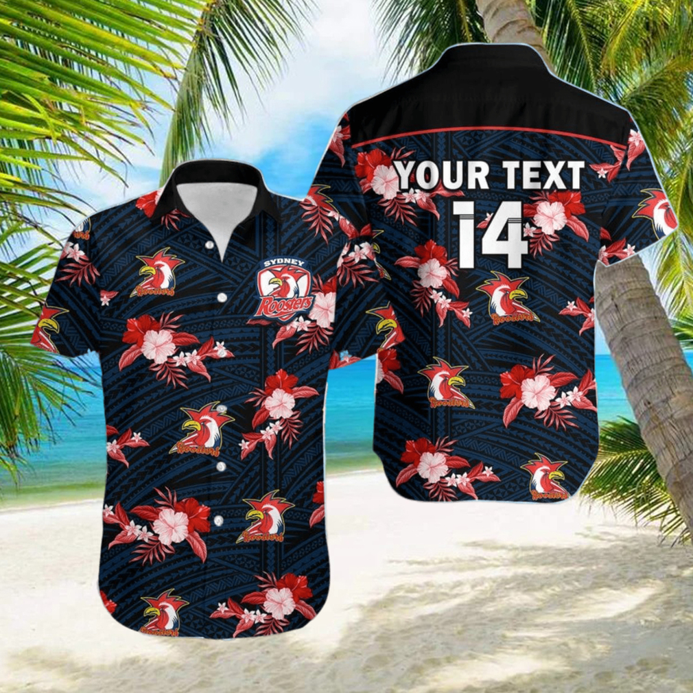 Sydney Roosters Personalized NRL 2023 Tropical Hawaiian Best Gift For Men And Women Fans hawaiian shirt