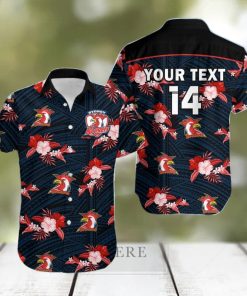 Sydney Roosters Personalized NRL 2023 Tropical Hawaiian Best Gift For Men And Women Fans hawaiian shirt