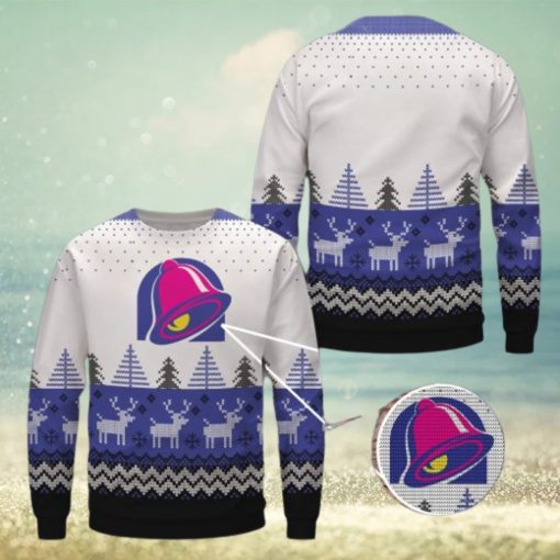 Taco Bell Christmas All Over Print Ugly Sweater