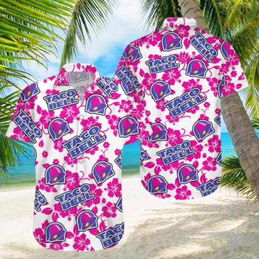 Taco Bell v2 Tropical Flower Aloha Hawaiian Shirts