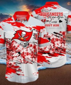 Tampa Bay Buccaneers Custom Hawaiian Shirt   Short  T Shirt Hawaiian Pattern Print Style