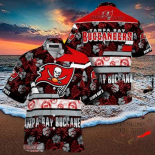 Tampa Bay Buccaneers Nfl Hawaiian Shirt   Short  T Shirt Hawaiian Pattern Print