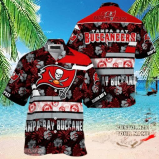 Tampa Bay Buccaneers Nfl Hawaiian Shirt   Short  T Shirt Hawaiian Pattern Print