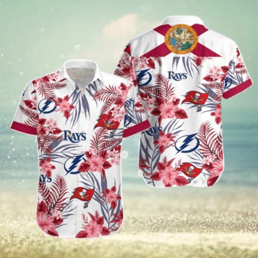 Tampa Bay Buccaneers  Tampa Bay Lightning  Tampa Bay Rays Hawaiian Shirt