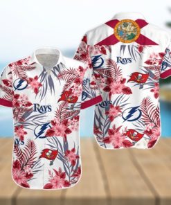 Tampa Bay Buccaneers Tampa Bay Lightning Tampa Bay Rays Hawaiian Shirt